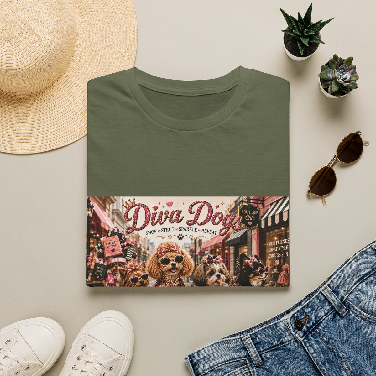 Diva Dogs Graphic T-Shirt — Shop Till You Drop!