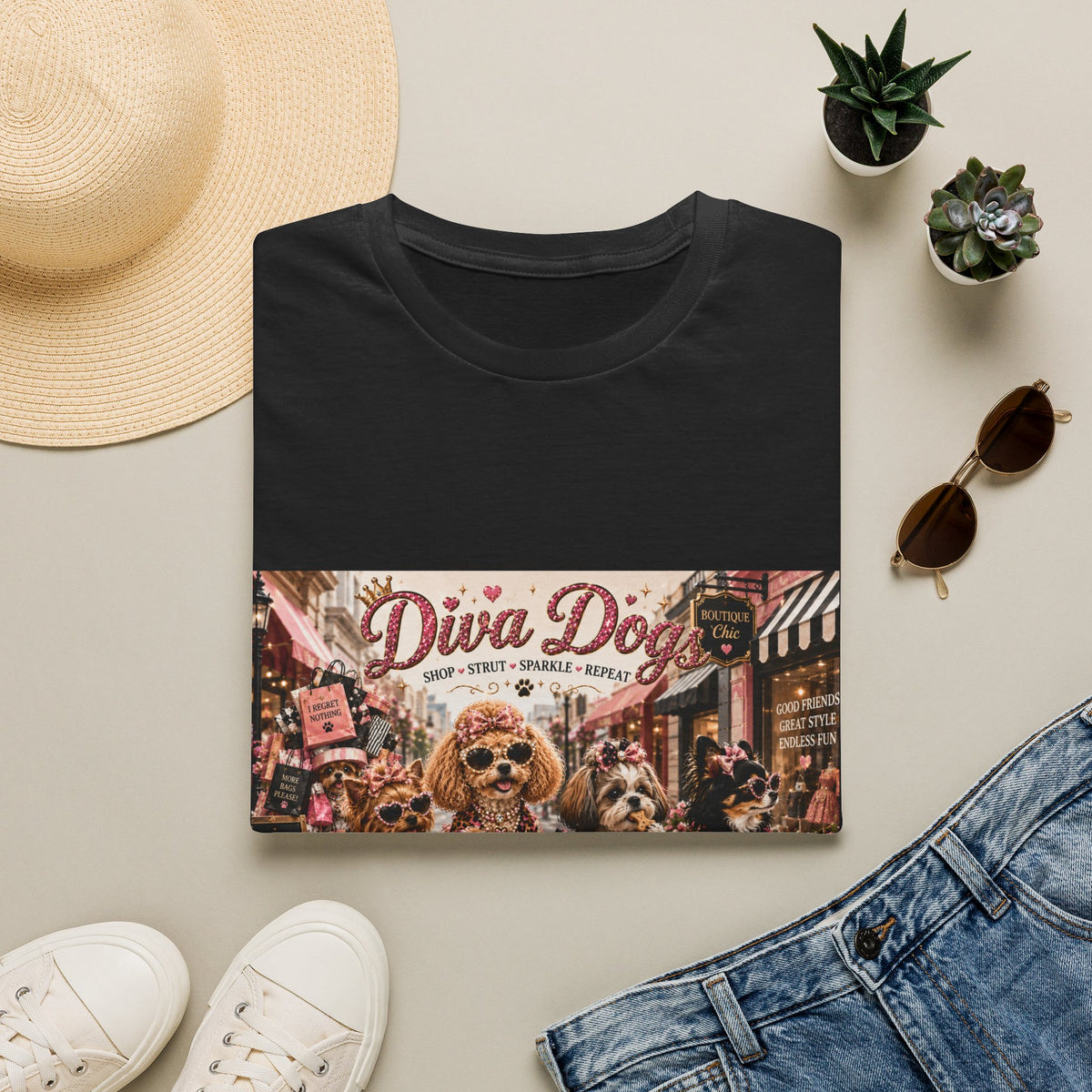 Diva Dogs Graphic T-Shirt — Shop Till You Drop!