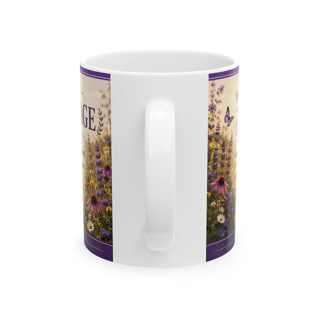Today's Pawsibilities™ – COURAGE Ceramic Coffee Mug | Abbie Inspirational Dog Mug | Dog Lover Coffee Cup
