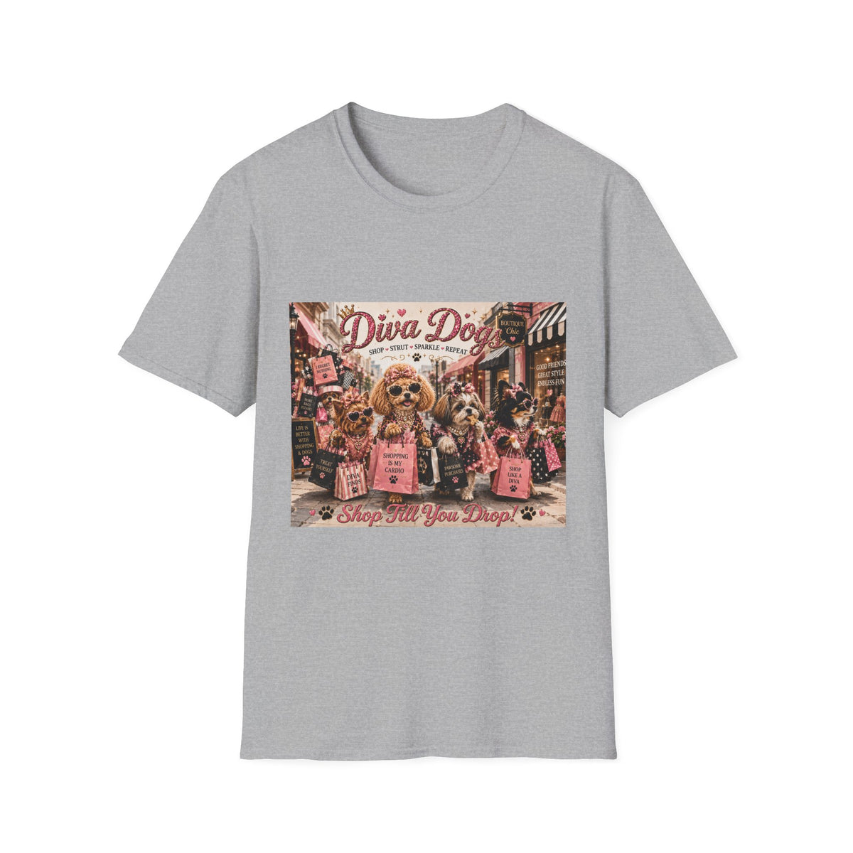 Diva Dogs Graphic T-Shirt — Shop Till You Drop!