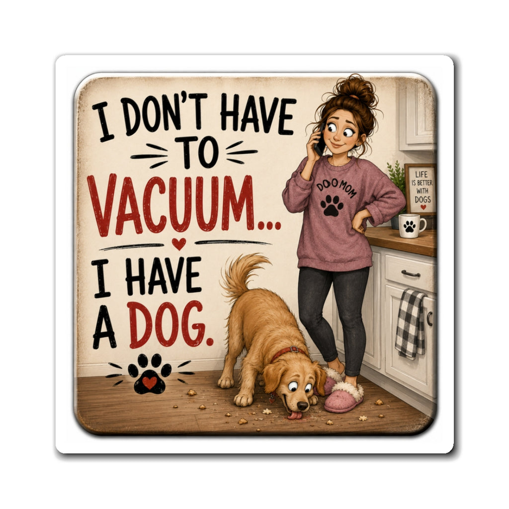 I Don't Have To Vacuum, I Have A Dog Magnet