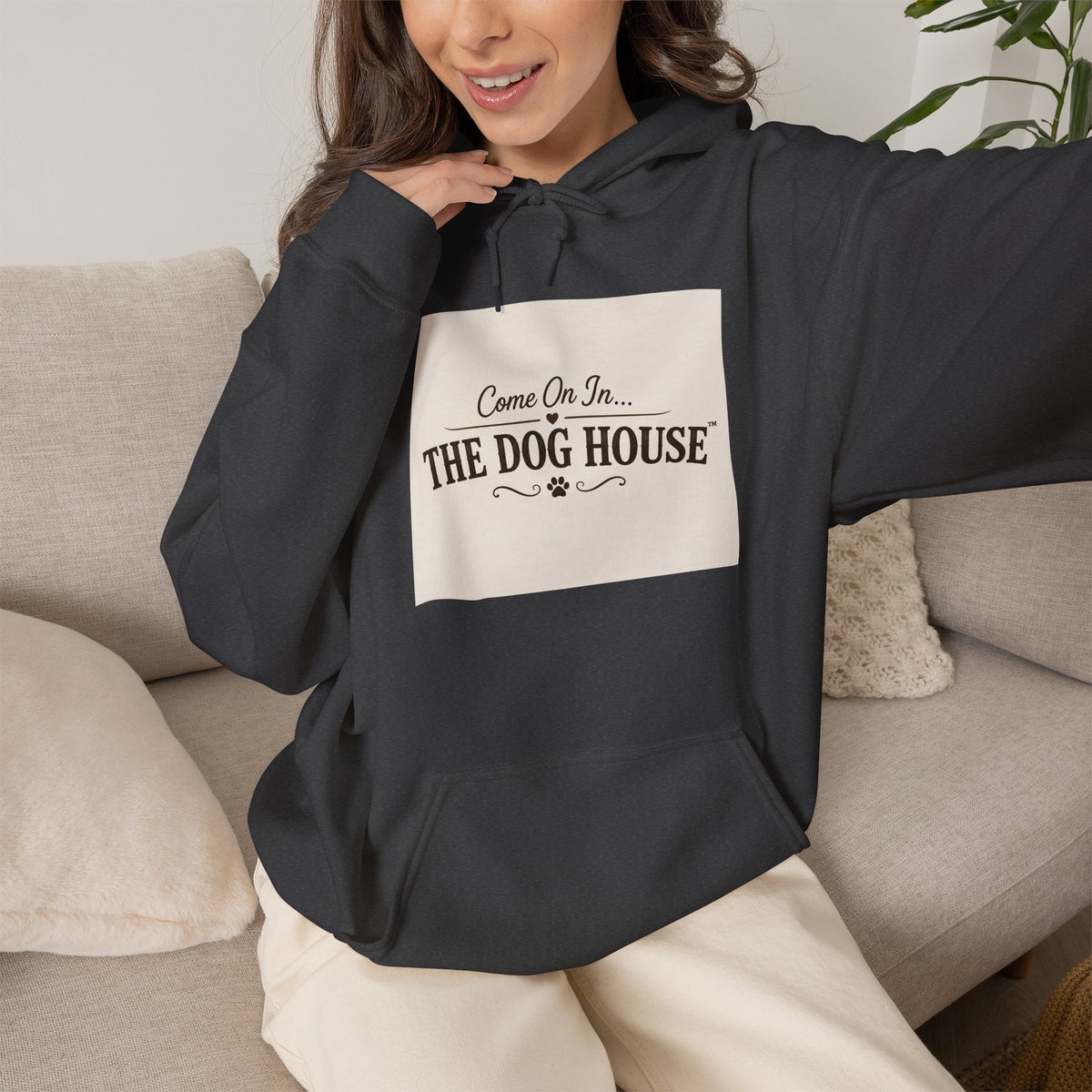 The Original Dog House™ Hoodie | Welcome Collection | Premium Dog Lover Hooded Sweatshirt
