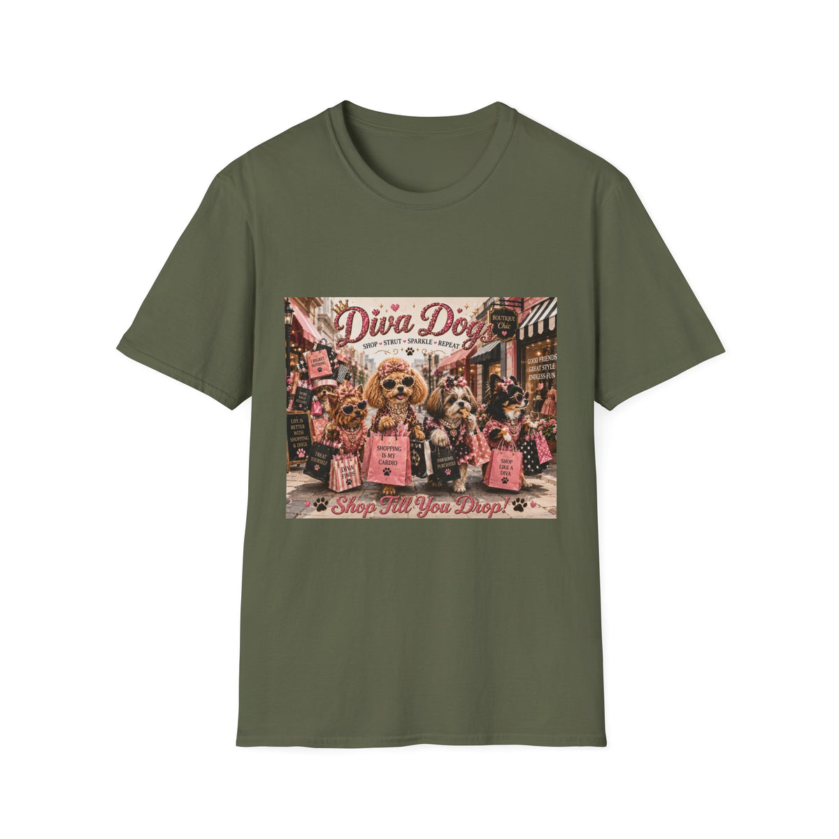 Diva Dogs Graphic T-Shirt — Shop Till You Drop!