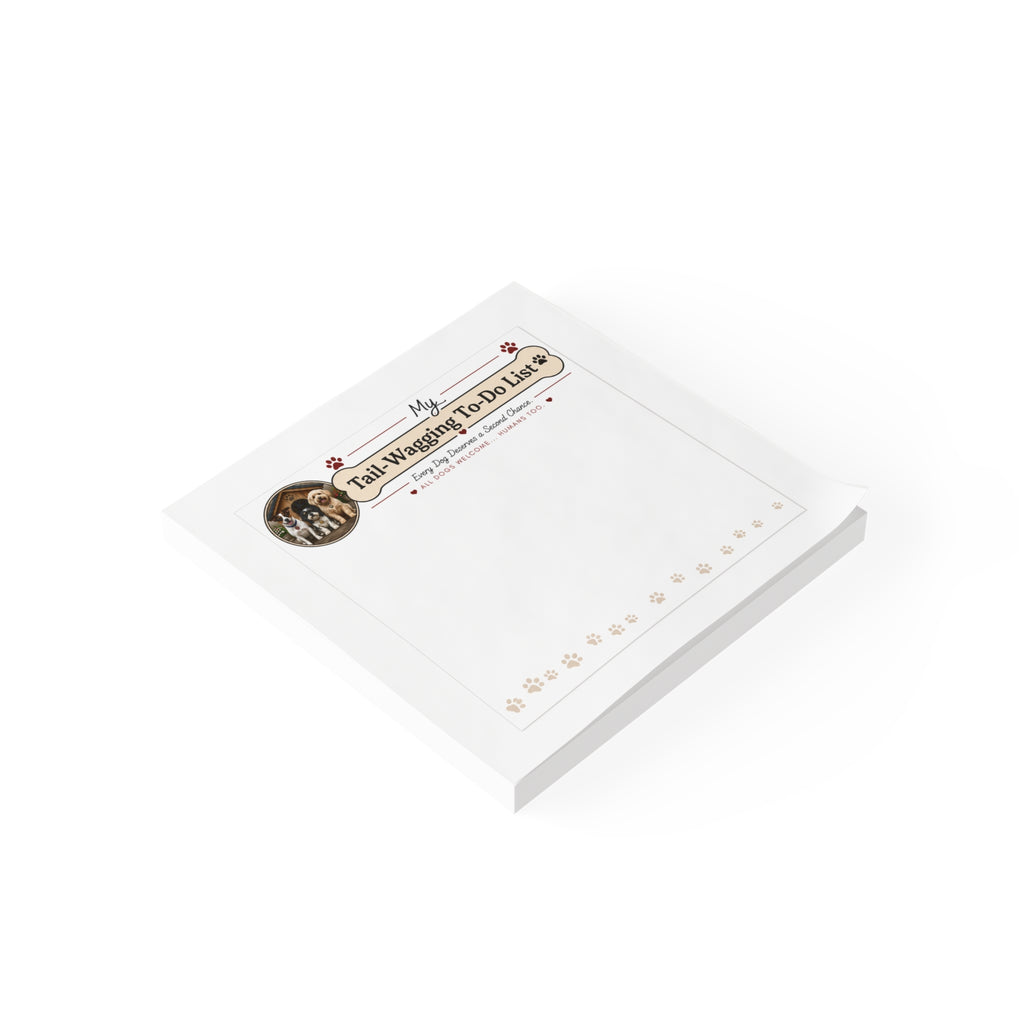 Welcome to The Dog House Tail-Wagging To-Do List Post-it® Note Pad