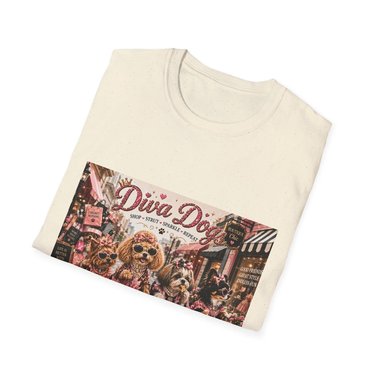 Diva Dogs Graphic T-Shirt — Shop Till You Drop!