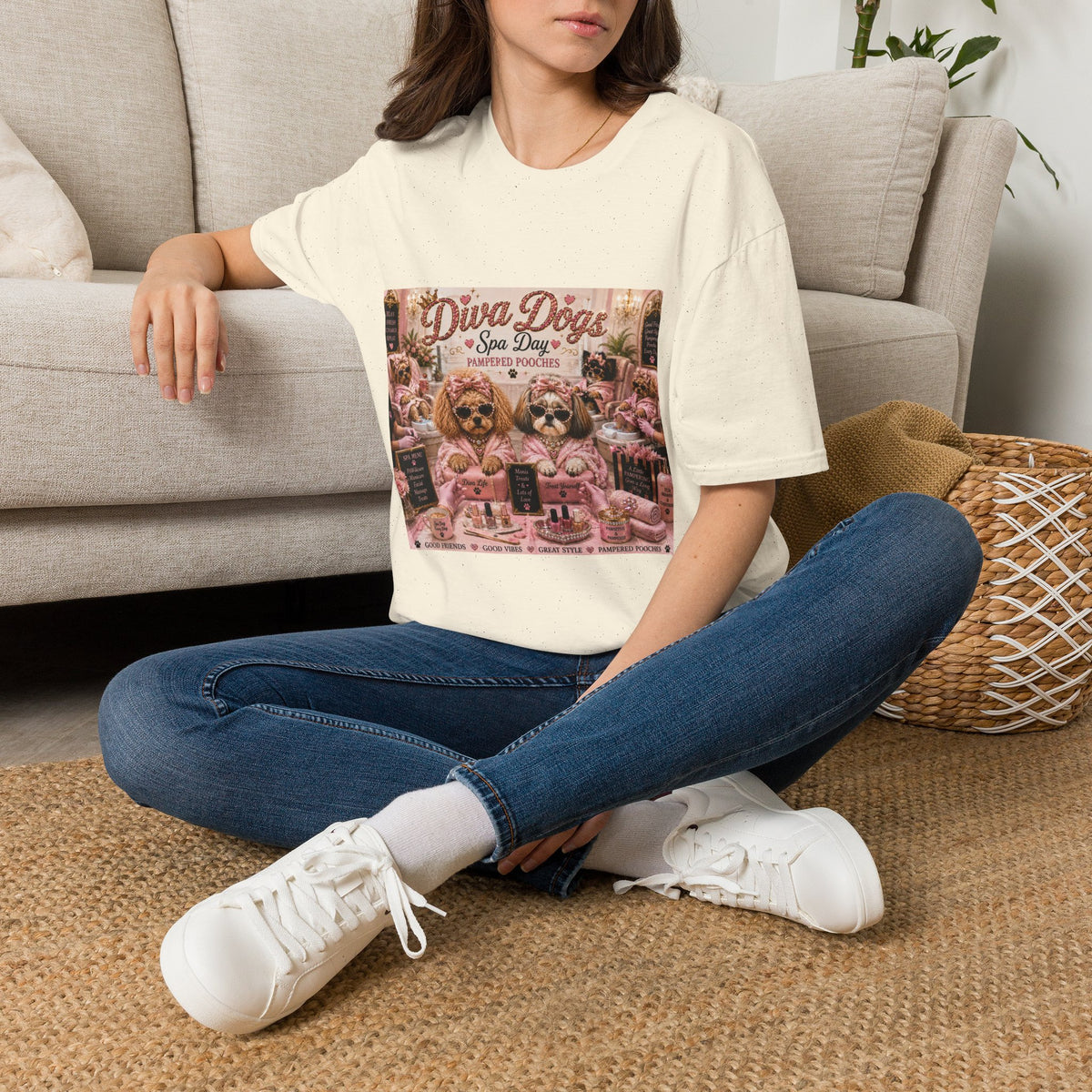 Diva Dogs Spa Day T-Shirt — Pampered Pooches Graphic Tee