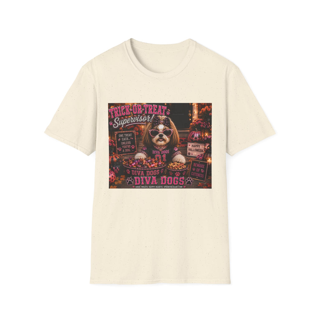Trick-or-Treat Supervisor!™ | Diva Dogs™ | Funny Halloween Dog Lover T-Shirt | Boutique Fall Collection