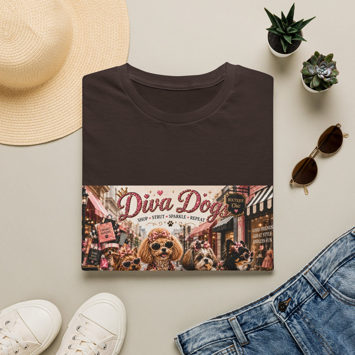 Diva Dogs Graphic T-Shirt — Shop Till You Drop!