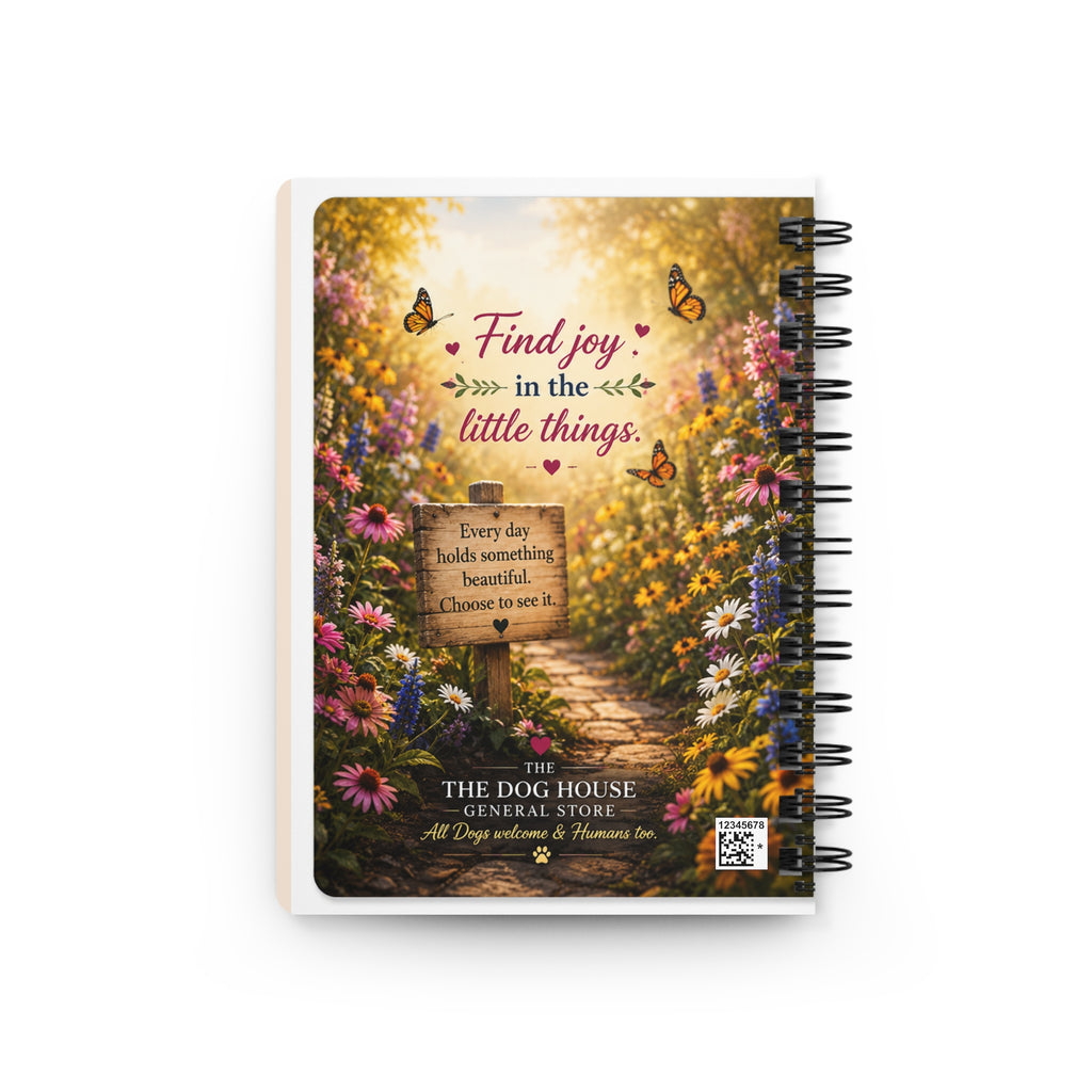 Today's Pawsibilities™ – JOY Spiral Bound Journal | Bella Inspirational Dog Journal | Guided Journal for Gratitude, Happiness & Positive Living