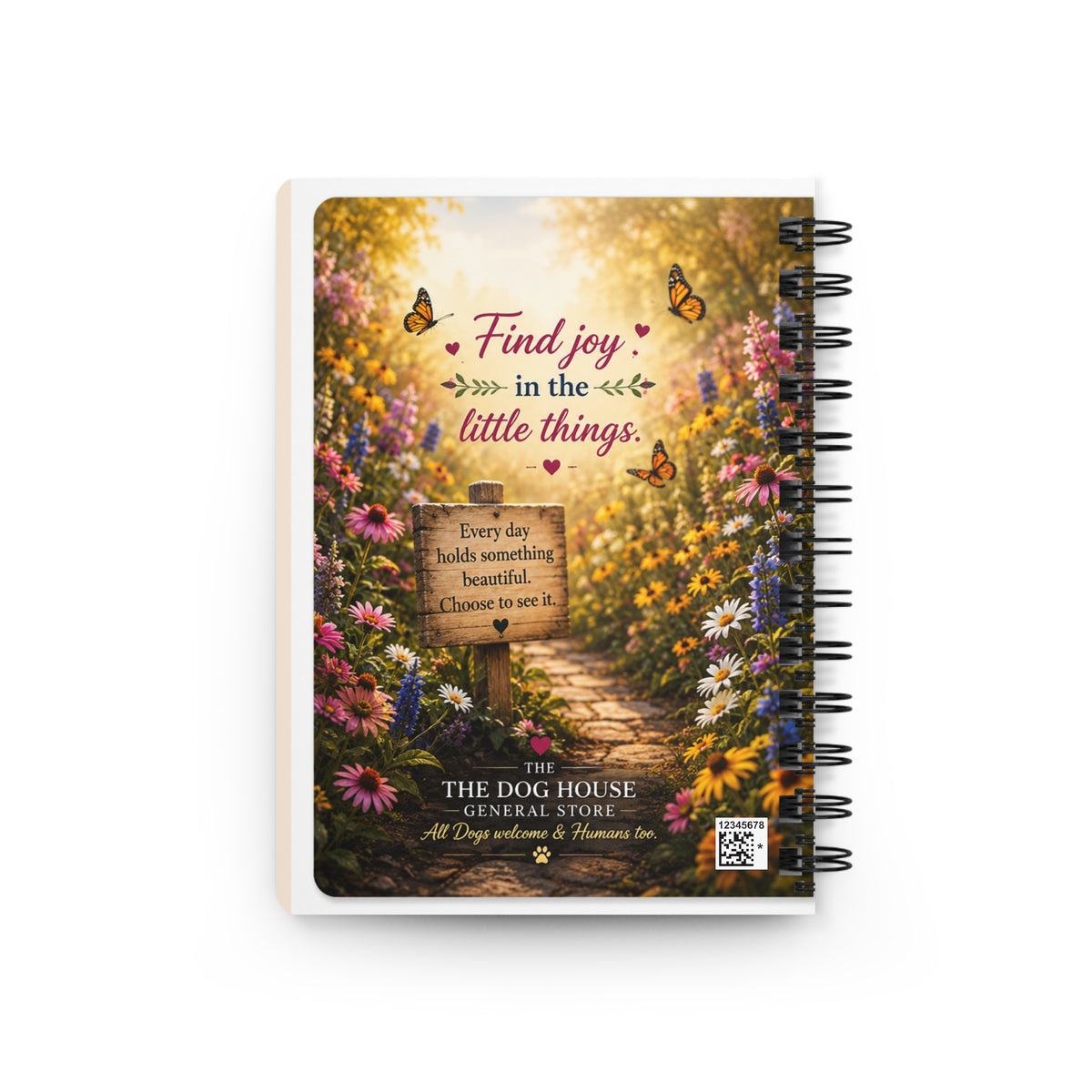 Today's Pawsibilities™ – JOY Spiral Bound Journal | Bella Inspirational Dog Journal | Guided Journal for Gratitude, Happiness & Positive Living