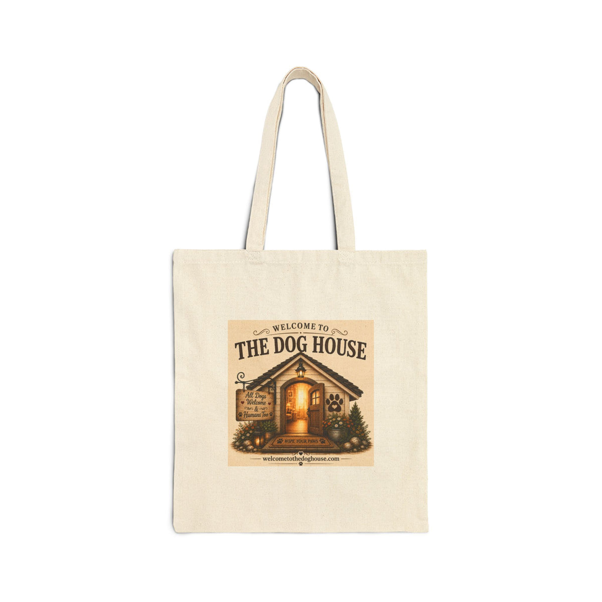 Today's Pawsibilities™ – SHINE Canvas Tote Bag | Inspirational Westie Tote | Reusable Dog Lover Shopping Bag