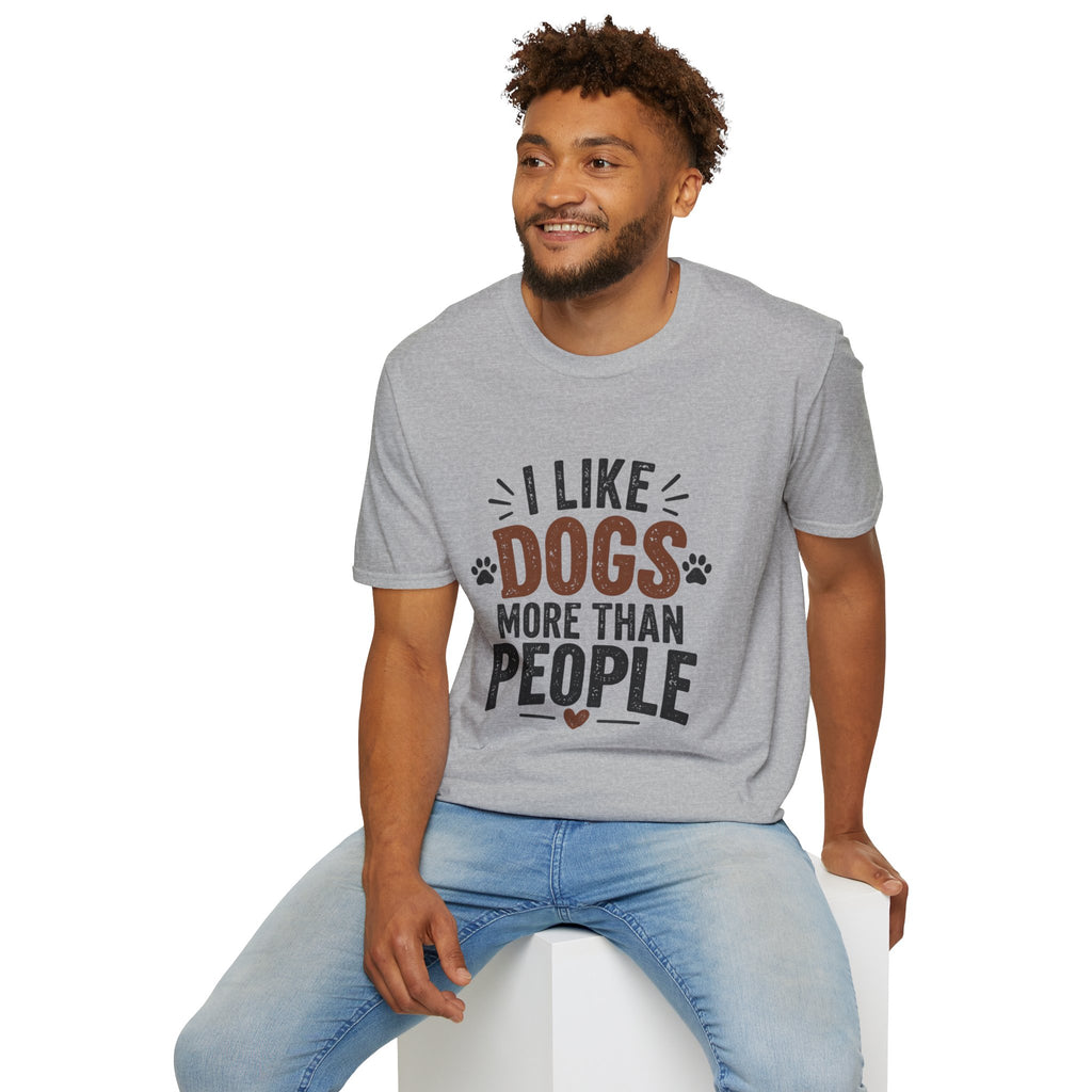I Like Dogs More Than People T-Shirt | Funny Dog Lover Shirt | Pet Parent Tee | The Dog House™