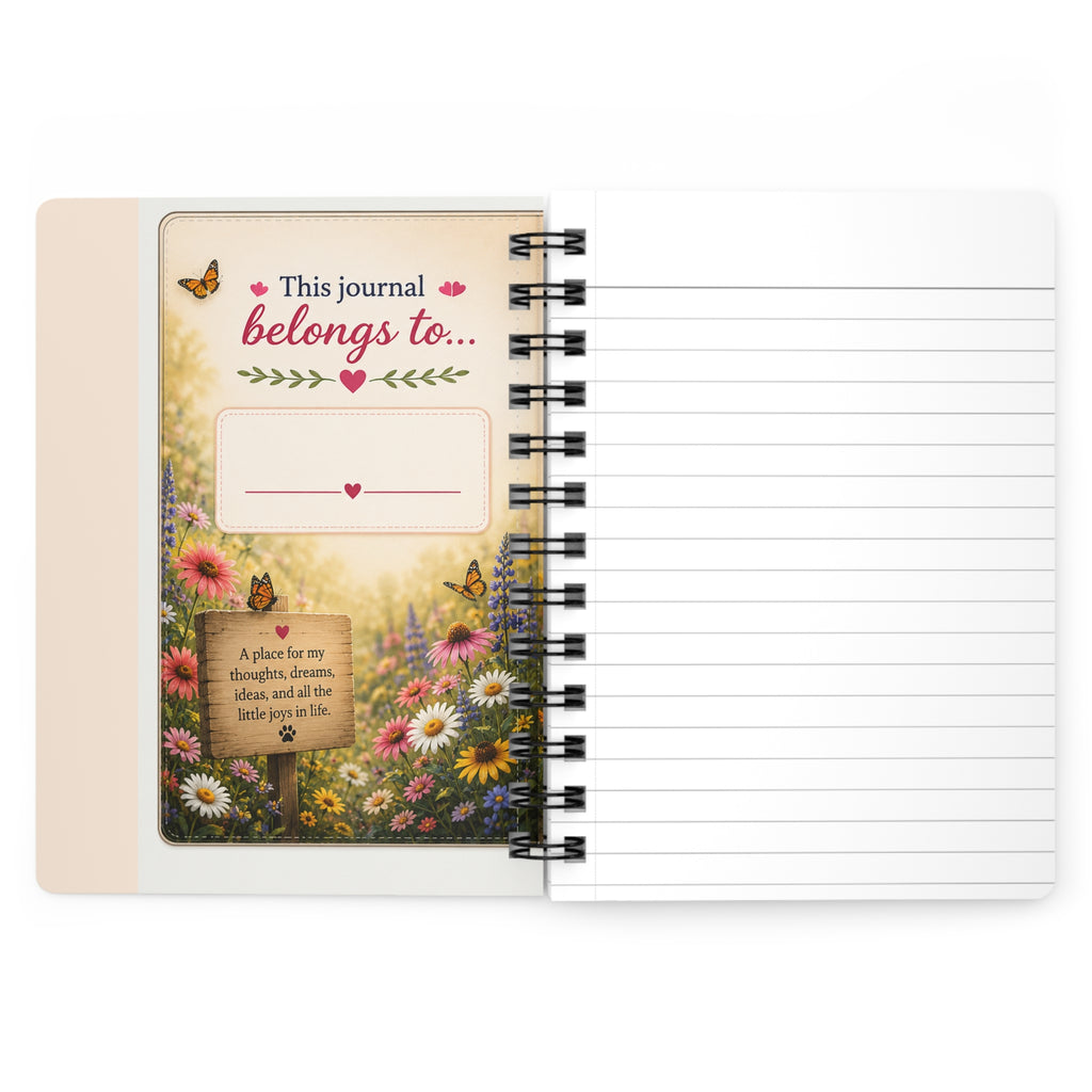Today's Pawsibilities™ – JOY Spiral Bound Journal | Bella Inspirational Dog Journal | Guided Journal for Gratitude, Happiness & Positive Living