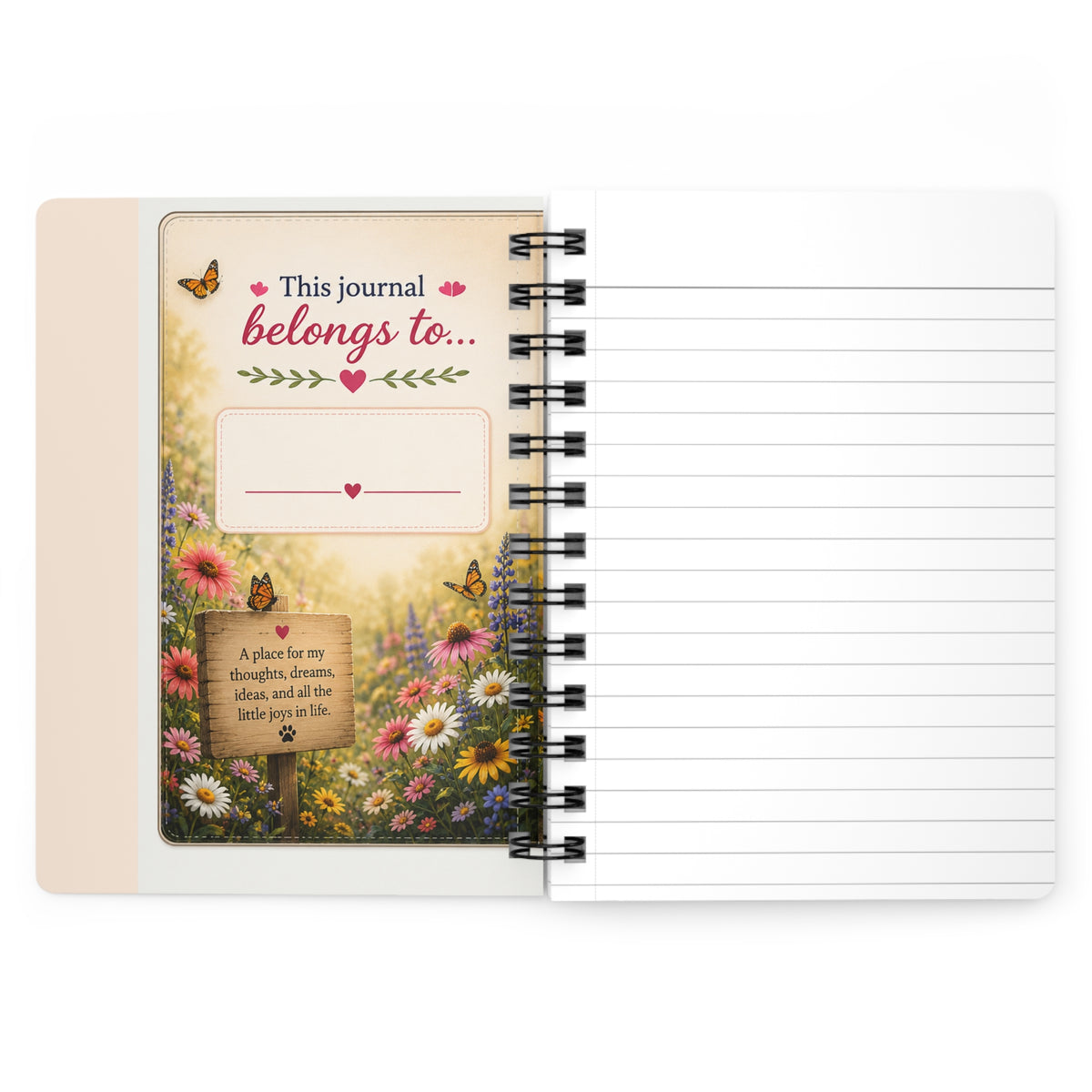 Today's Pawsibilities™ – JOY Spiral Bound Journal | Bella Inspirational Dog Journal | Guided Journal for Gratitude, Happiness & Positive Living