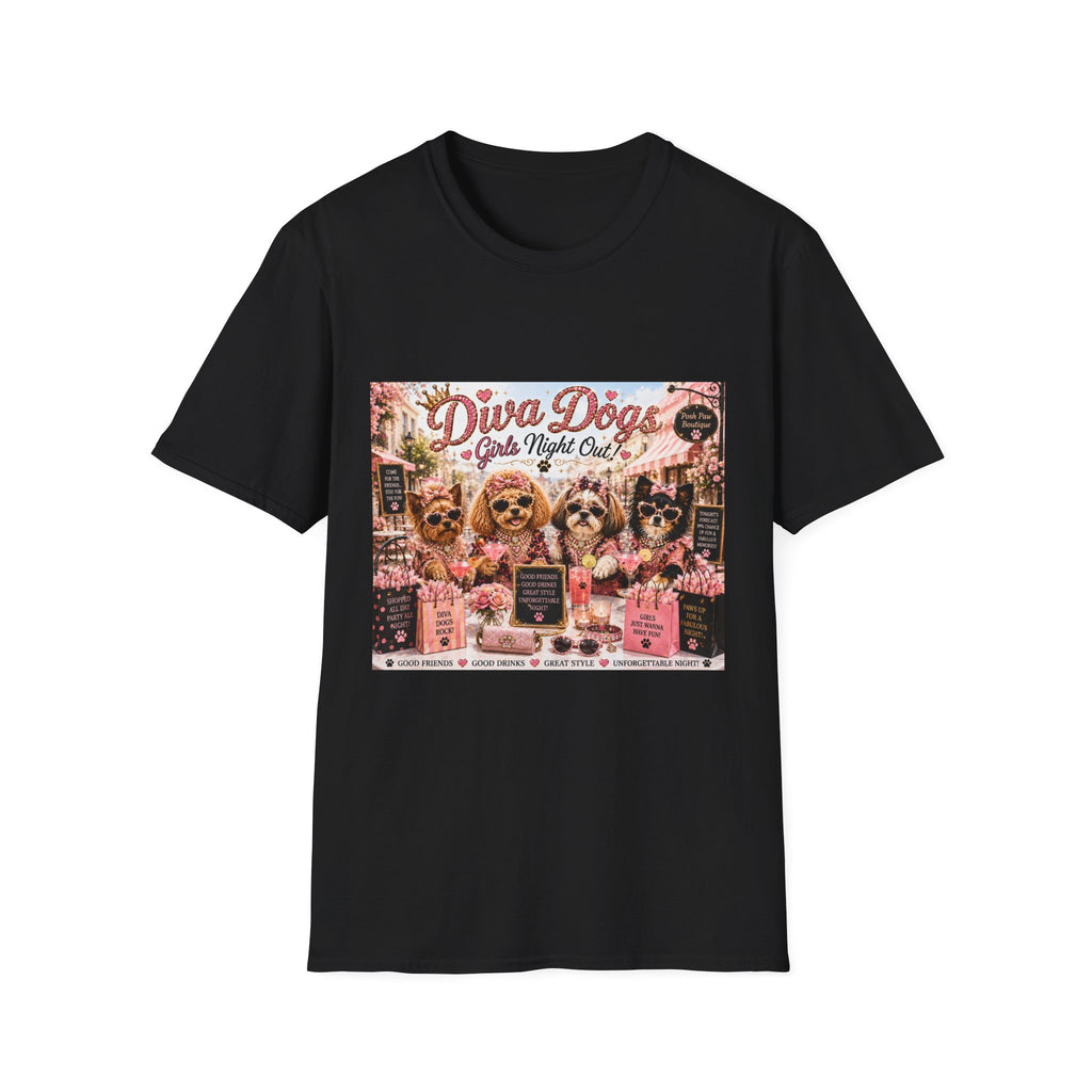 Diva Dogs Girls' Night Out T-Shirt