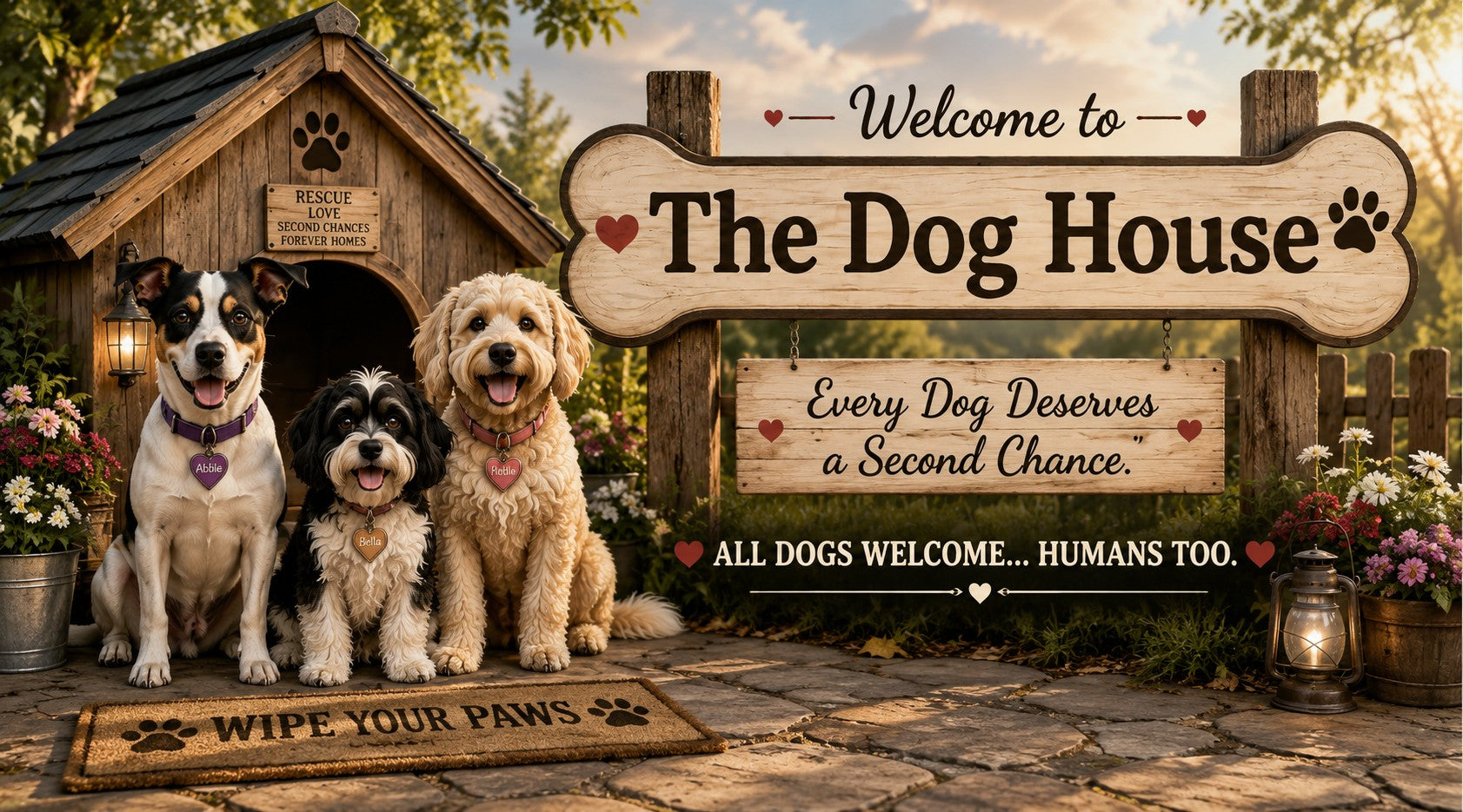 Welcome to Our Dog House